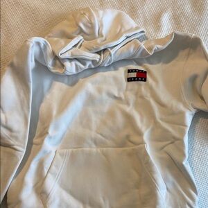 Tommy Jeans White Hoodie